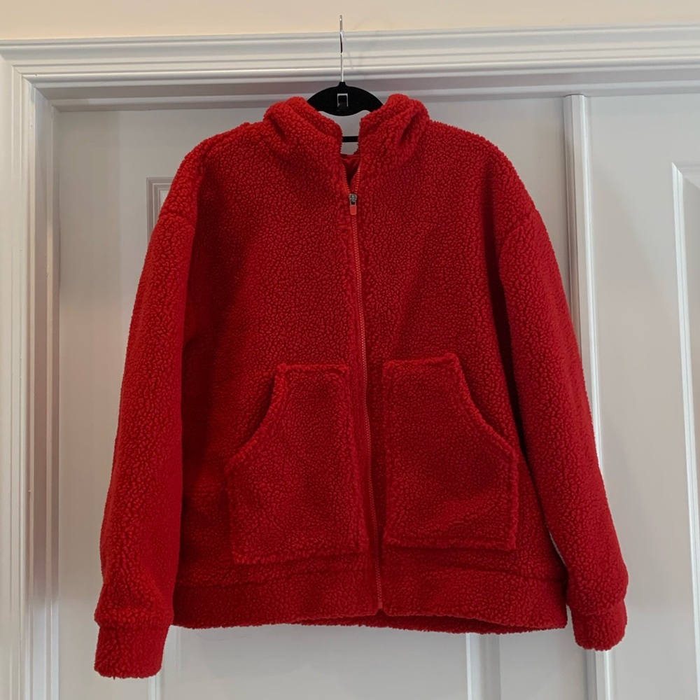 Fabletics fuzzy heavy jacket